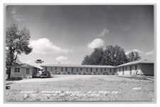 Eldon Mo. Missouri Harris Modern Motel U. S. Hwy 54 RPPC Real Photo Postcard