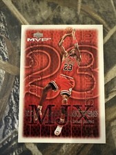 1999 Upper Deck MVP Card #184, Michael Jordan Chicago Bulls, MJ Exclusives Card.