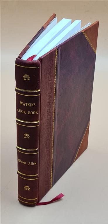 1948 Watkins Cook Book by Elaine Allen – Leather Bound Edition