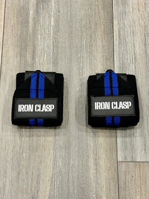 IRON CLASP 21-Inch Thumbless Heavy Duty Weightlifting Wrist Wraps