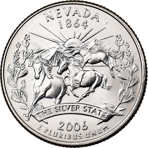 [#1501310] United States, Quarter, 1/4 dollar, 2006, U.S. Mint, Nevada, 1864, Co