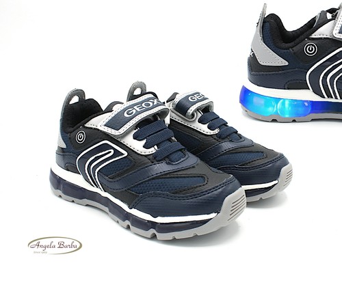 Sneakers Geox Bambina Grigia con Pelliccia