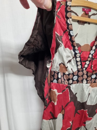 Monsoon Multi Colour Floral Cowl Neck Short Sleeve Tunic Size 14 (661) - Picture 3 of 19