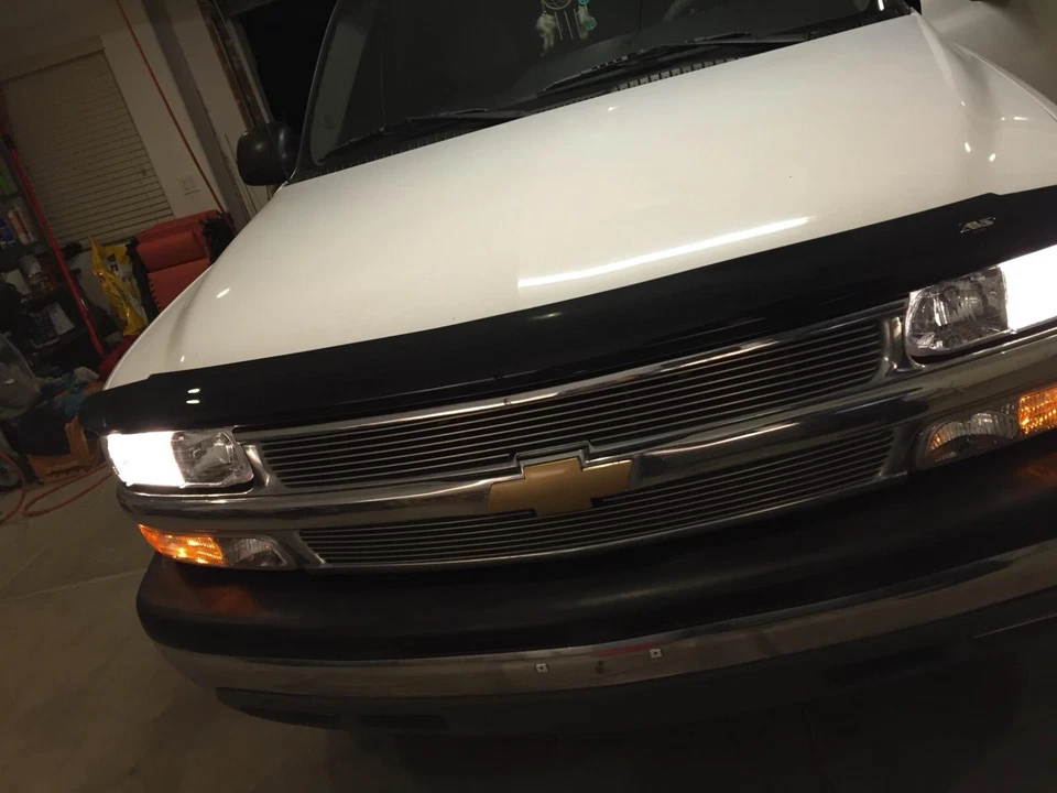 Protetor de capô BugFlector II defletor de proteção contra insetos para 99-02 Chevy Silverado NBS - Imagem 4 de 4