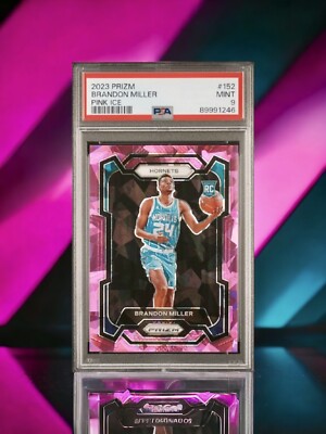 PSA鑑定済】Brandon Miller RED PRIZM 鈍る /299