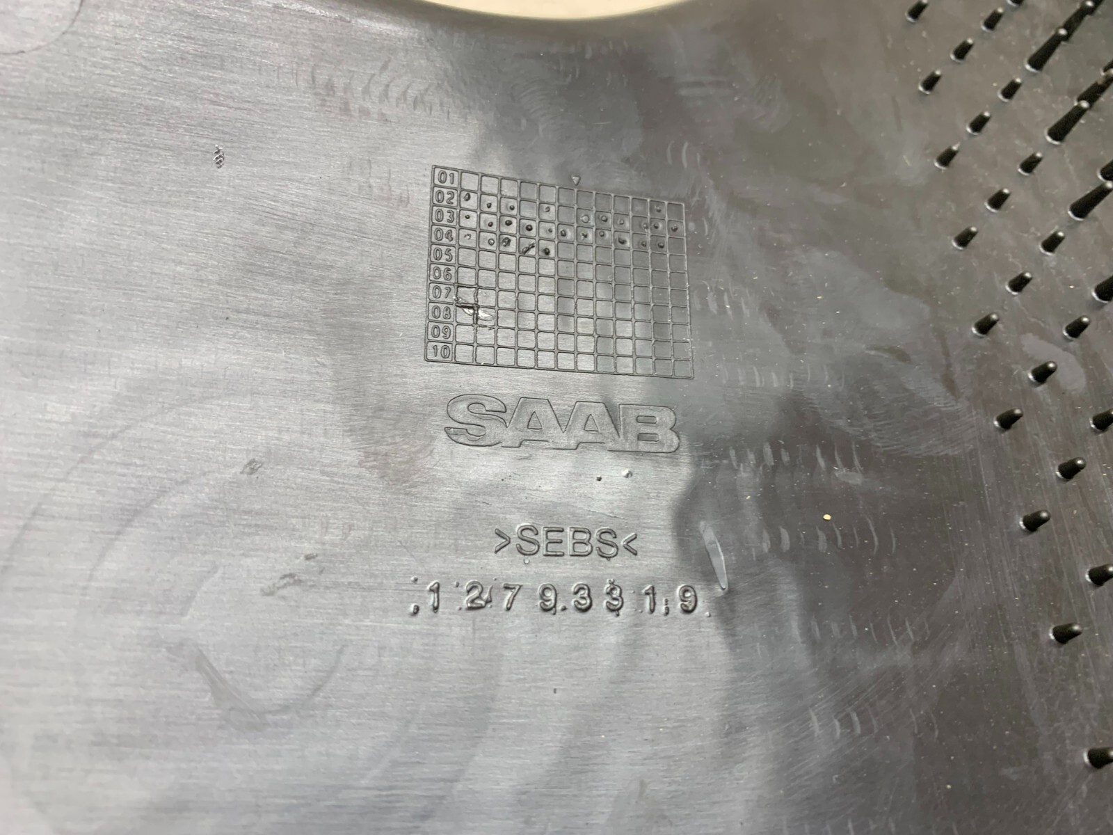 20032011 Saab 93 Glove Box Rubber Liner Mat Insert OEM eBay