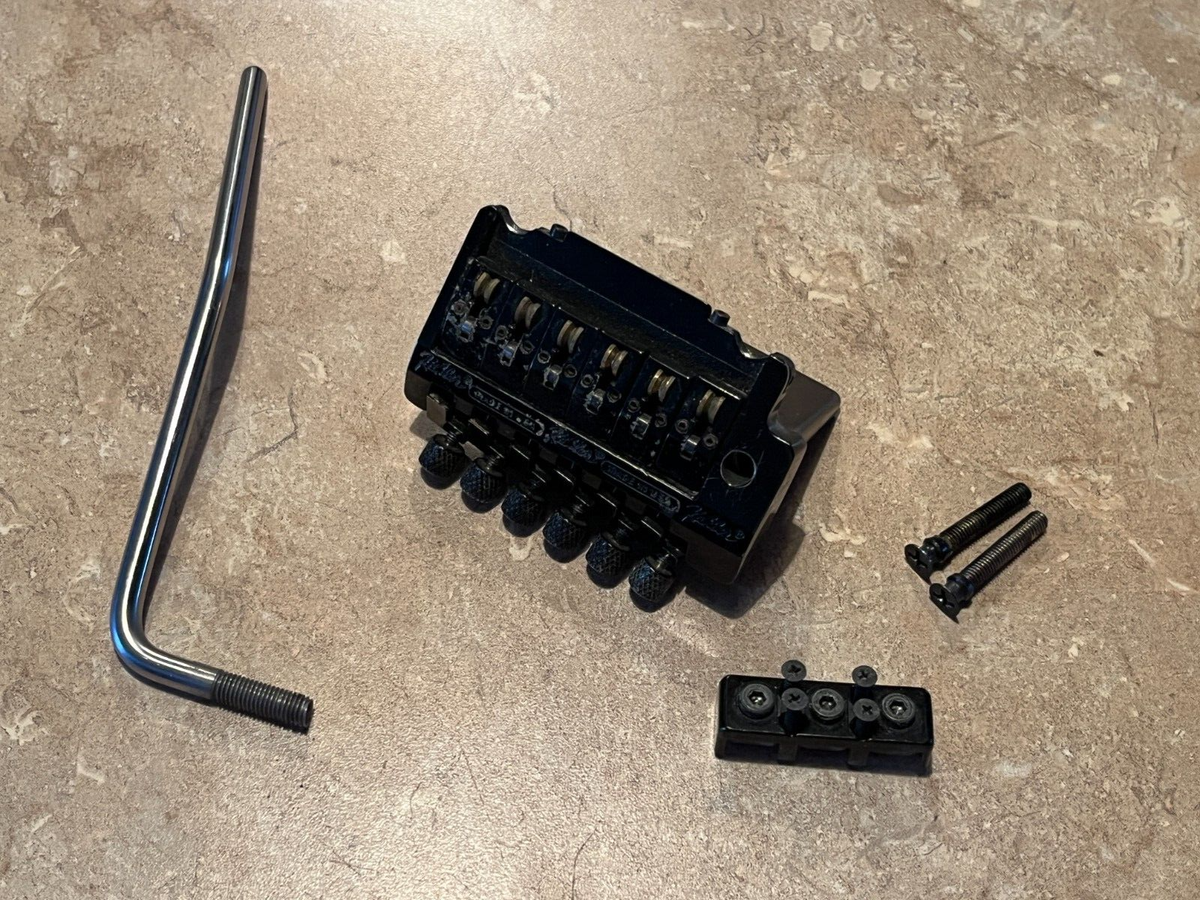 1980s Fender Japan Contemporary Kahler guitar bridge black 2520