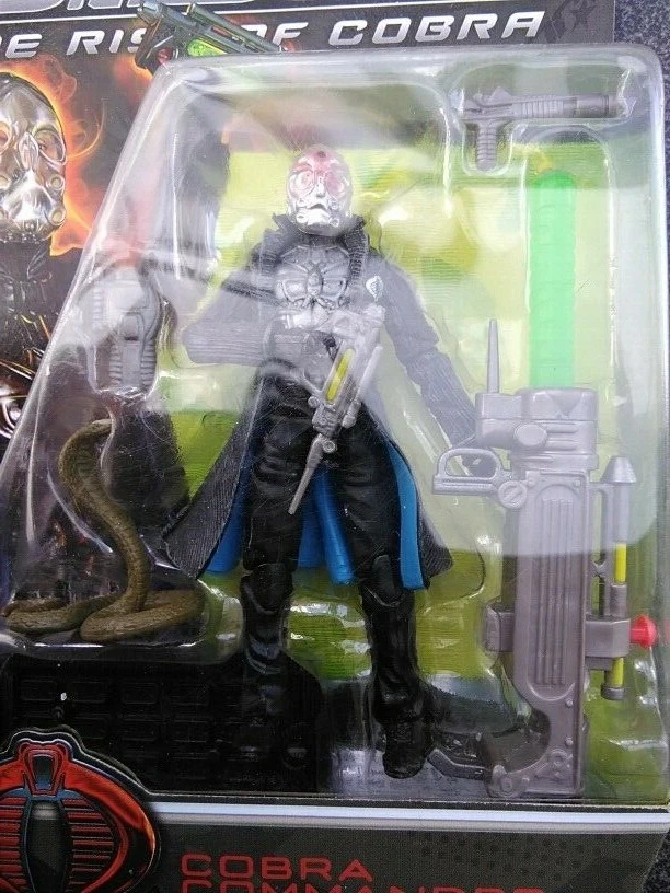 ACTION FIGURE - G.I.JOE The rise of Cobra - COBRA COMMANDER - HASBRO 2008 NUOVO - Immagine 3 di 3