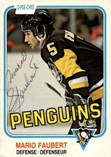 Mario Faubert - Signed 1981-82 O-Pee-Chee Card #261