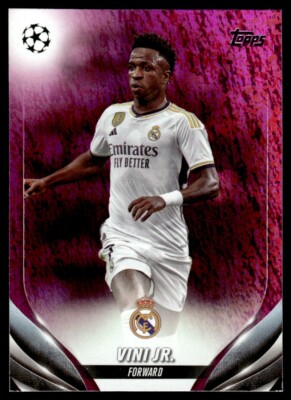 2024 Topps Uefa Club Purple Shimmer Vini Jr Vinicius Real Madrid