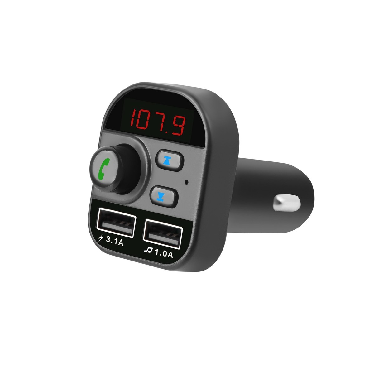 Audiobox TR-10 Bluetooth Transmitter - FM Transmitter, USB/TF Card, Display Screen 8 thumbnail image