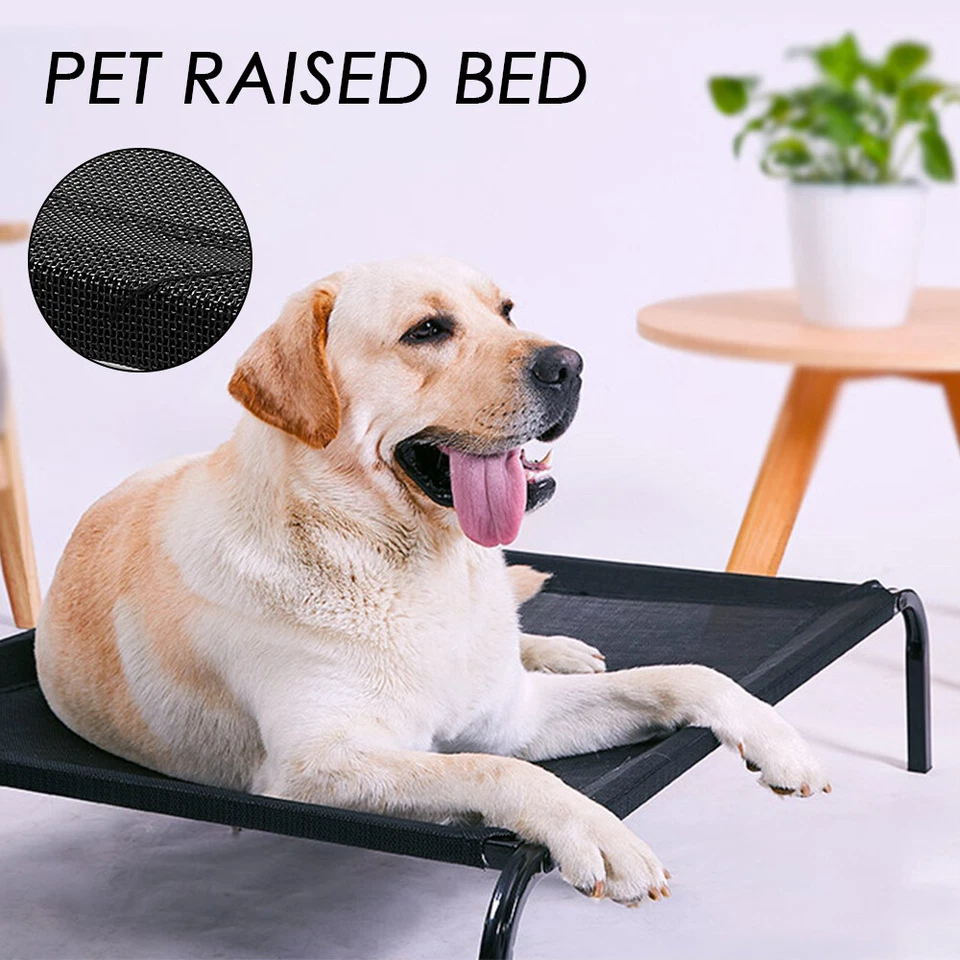Elevated Trampoline Pet Bed Dog Puppy Raised Heavy Duty Large Hammock Mesh - image 2 of 4