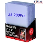 Hexville Toploaders Top Loader Card Sleeves for Sports/Trading - 3x4in 25/Pack
