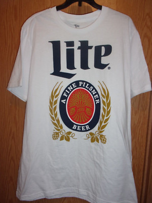 BARTENDERS LITE BEER A FIne PILSNER BEER white XL t shirt LITE BEER