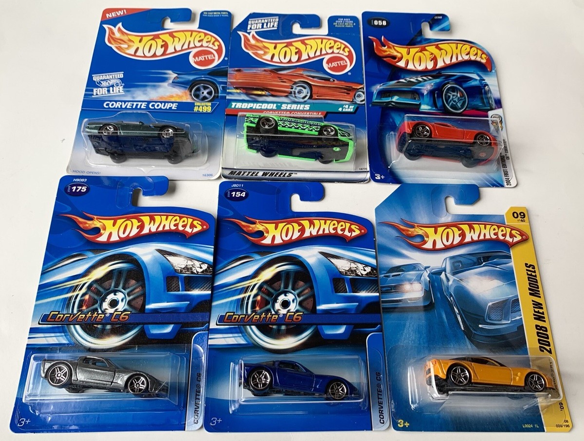 ホットウィール Corvette Central シリーズ　＃1〜4 Hot Wheels Lot of 4 Corvette Central Special Edition Complete Set