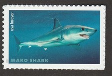 US 5223 Sharks Mako Shark F single MNH 2017