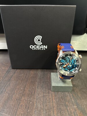 BRAND NEW IN BOX OCEAN CRAWLER NEPTUNE MYTHIC 2023 - BLUE STRAP