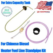 For Chinese Diesel Heater Metal Fuel Line Standpipe Kit For Extra Capacity Tank