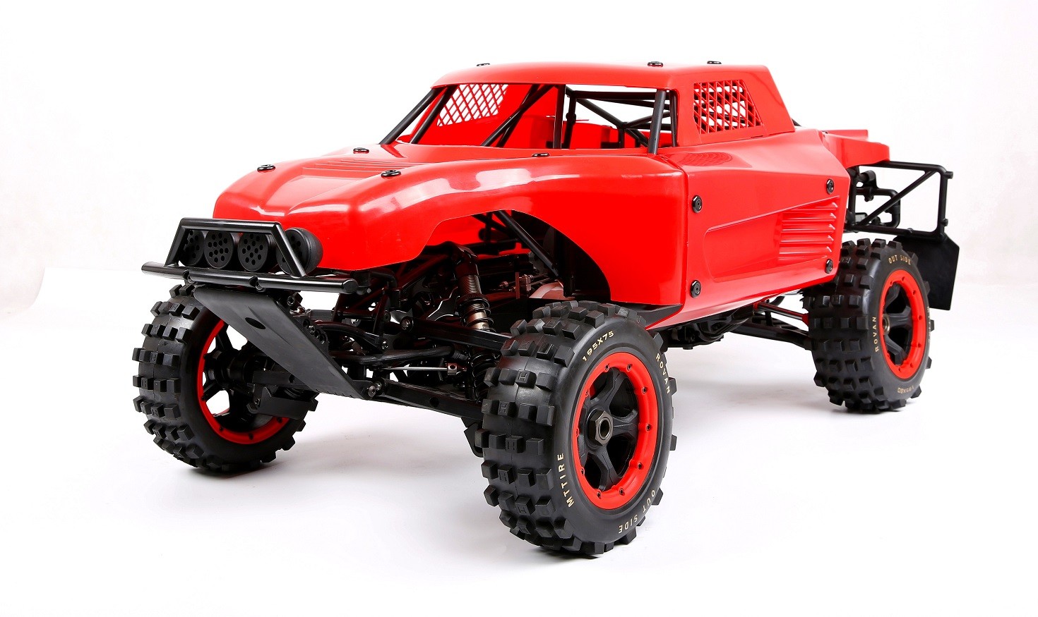 Losi 5ive T Body shell conversion 5B Body Shell Red for 1/5 HPI RV BAJA ...