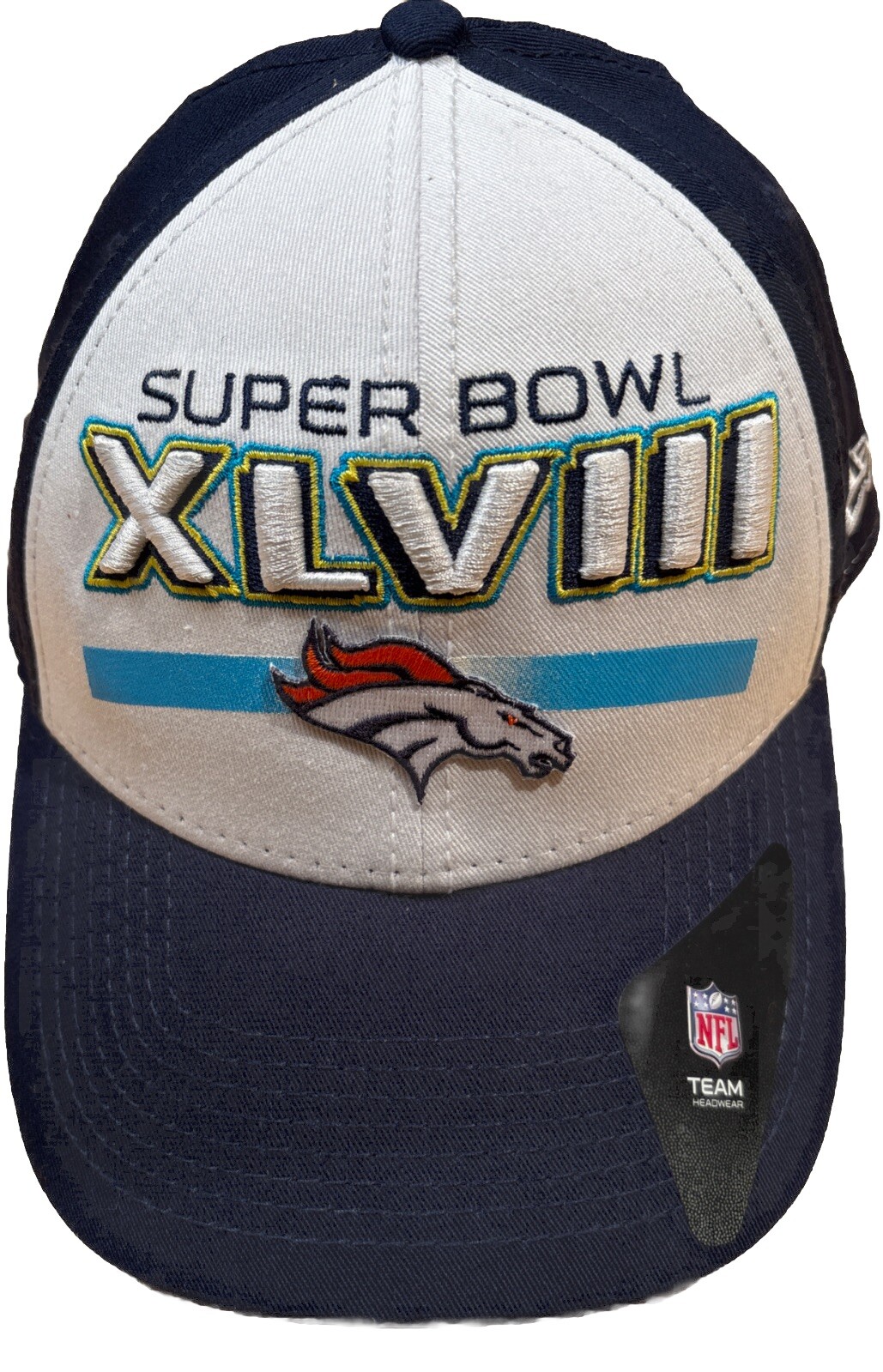 Seahawks vs. Broncos New Era 9Forty Super Bowl XLVIII Denver Cap Hat