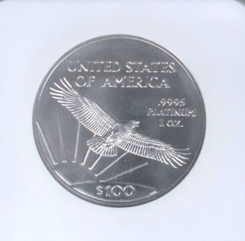 NGC 2006 .9995 Platinum 1oz American Eagle P$100 MS69 Coin - Picture 4 of 4
