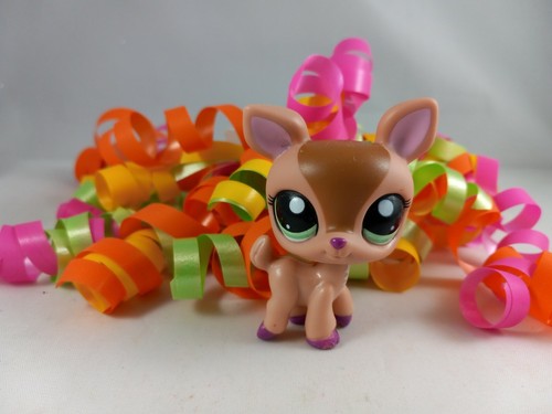 Figurine Littlest Pet Shop LPS #1677 - Biche Aux Yeux Marrons - Occasion