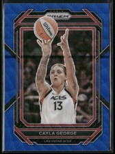 2023 Panini Prizm WNBA - Cayla George #58 Blue Wave Prizm