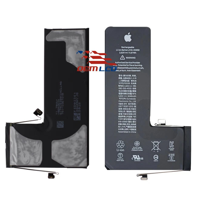 Batterie de remplacement pour iPhone 11 Pro - 3046 mAh - Pièce