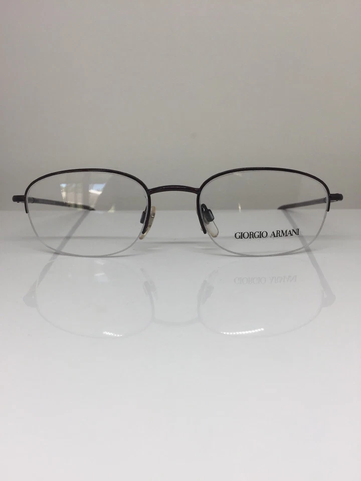 New Vintage Giorgio Armani 255 Eyeglasses GA 255 Rimlon C. 1037 Burgundy Red - Image 3 of 4