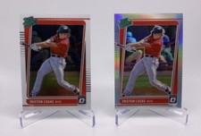 2021 Triston Casas Rated Prospect SILVER HOLO PRIZM & Base Donruss Optic Red Sox
