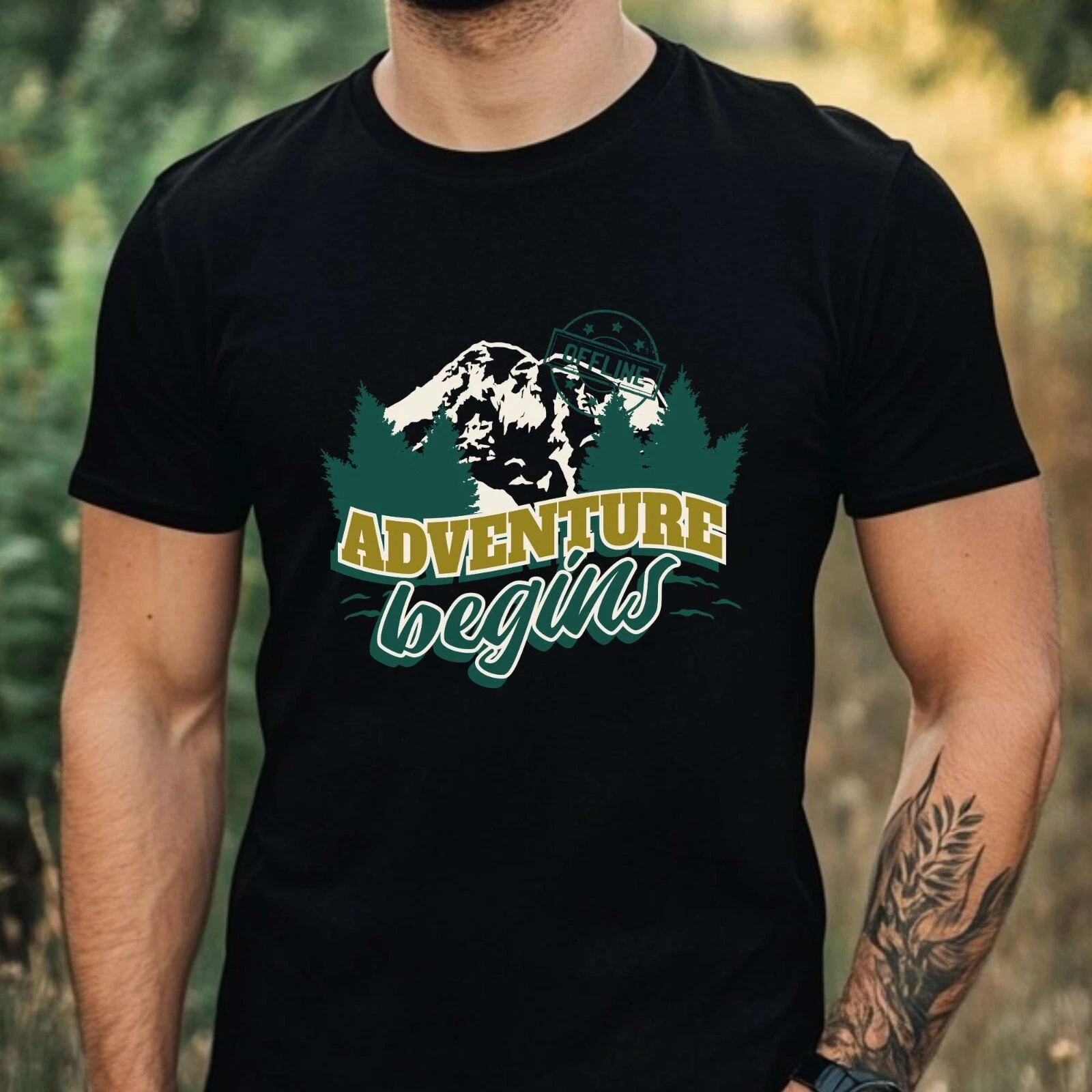 Mens Camping Theme Cotton T-Shirt Size XS to 5XL
Opens in a new window or tab