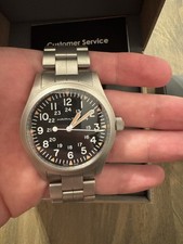 Hamilton Khaki Field Mechanical 42mm Black Dial H695290 on bracelet 5