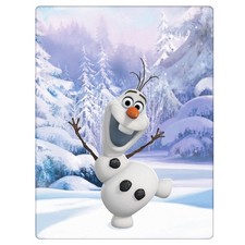 Frozen Frozen Blanket Olaf Winter | 130x170 cm | Bedspread Snuggle Blanket