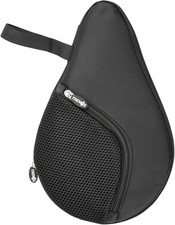 Table Tennis Racket Case Cover Ping Pong Paddle Carry Bag with Ball Storage Pock