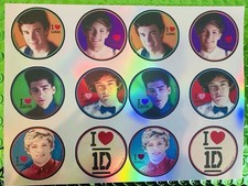 One Direction Sticker Sheet