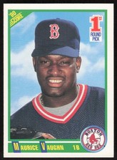 1990 Score Maurice Vaughn Rookie Card (RC) #675 - Boston Red Sox. rookie card picture