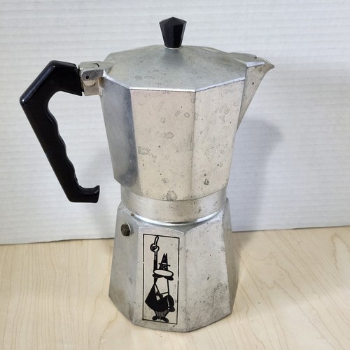 Vintage Bialetti Moka Express Stovetop Espresso Maker 171 Crusinallo Italy