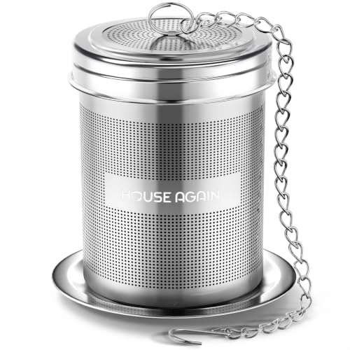 HOUSE AGAIN Large Tea Infuser, Extra Fine  Assorted sizes , colors 
