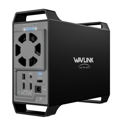 2-Bay Hard Drive Enclosure for 3.5'' and 2.5'' SATA HDD/SSD 10Gbps USB-C 3.2
