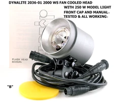 DYNALIGHT 2036 01 2000 WATT  HEAD FOR M SERIES PACKS WITH LONG 16 ' CORD TESTED