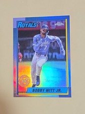 2025 Topps Update Chrome - 35th Anniversary Bobby Witt Jr. 90CU-2 Refractor