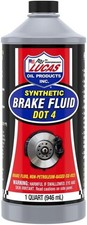 Synthetic Brake Fluid DOT 4 Quart 1 Pack Heavy Duty Automotive