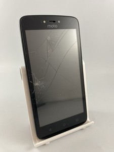 Motorola Moto C schwarz entsperrt 8GB 5,0" Android Smartphone gesprungen unvollständig