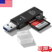 USB3.0 SD Card Reader for PC Micro SD Card to USB Adapter for Camera Memory C