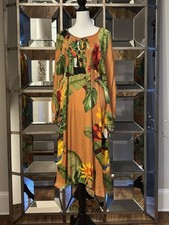 Farm Rio Tropical Desire Midi Dress Multi Size XS New With Tags