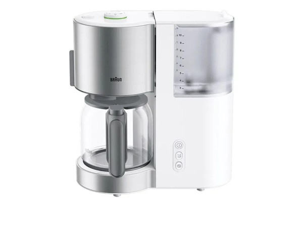 Braun Filterkaffeemaschine KF5120WH 10 Tassen Edelstahl Weiß 1000W-image
