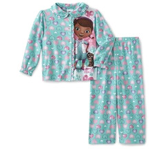 Doc McStuffins Pajamas Girl's size 3T NEW Button-Down Shirt Pants Pjs FINDO NWT