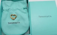 Tiffany & Co. Elsa Peretti 16 mm Open Heart yellow gold & diamond Pendant