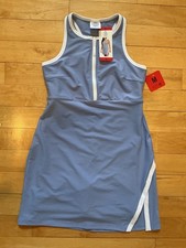 Womens SAGE Collective Blue Active Wear Dress Built In Shorts Size M NWT
