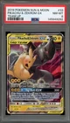 Pokemon Pikachu & Zekrom GX Team Up Holo Ultra Rare #33 PSA 8